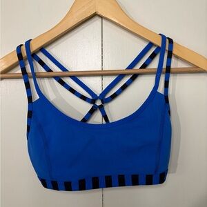 Lululemon Blue Strappy Sports Bra